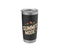 Summit Mode Mountain Explorer Hiking Wilderness Graphic Stainless Steel Insulated Tumbler