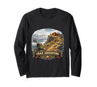Summit Path Trekking Journey Mountain Explorer Long Sleeve T-Shirt