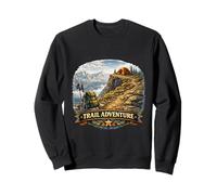 Summit Path Trekking Journey Mountain Explorer Sweatshirt