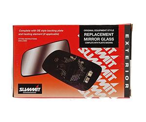 Summit Replacement Heated Mirror Glass With Backing Plate (Fits on rhs of vehicle)