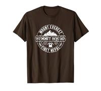 Summit Squad Mount Everest Tibet Nepal T-Shirt, Men, Brown, 3X-Large