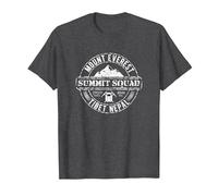 Summit Squad Mount Everest Tibet Nepal T-Shirt, Men, Dark Heather Grey, 3X-Large