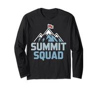 Summit Squad Mountain Peak, Hiking Team Adventure Long Sleeve T-Shirt