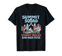 Summit Squad Snacks & High Fives Mountain Graphic T-Shirt