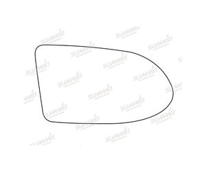 Summit SRG-482 Replacement Stick-On Standard Mirror Glass RHS