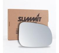 Summit Stick-On Standard Mirror Glass Right Fits Volvo C70 S60 Mk2 S80 V40 V60