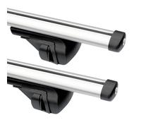 Summit SUM-002 Value Aluminium Locking Roof Bars 120cm, Raised Rails 1.20m