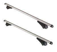 Summit SUM-004 roof rails for cars with rails, aluminium lockable set 2-1.2 m, silver