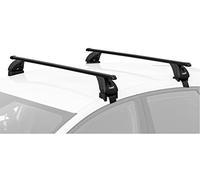 Summit SUP-13248S Premium Multi Fit Lockable Roof Bars, Black Steel, Set of 2
