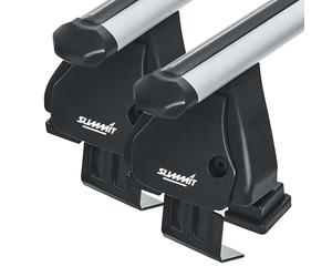Summit SUP-A032 Premium Aluminium Multi-Fit Roof Bars 130cm - Toyota, Audi, BMW, Citroen, Plain Roof 1.30m