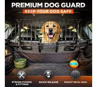 Summit Universal Car Dog Guard Headrest Mounted Mesh Pet Barrier Fits Most Vehicles