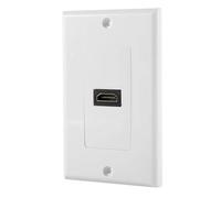 SUMMITDRAGON 1 Port HDTV-compatible Wall Plate Supports 4K2K Clearly For Projector And Professional Setting HDTV-compatible Auditory Video Plate