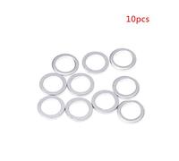SUMMITDRAGON 10Pcs 2mm Bicycle Chain Wheel Screw Washer Aluminum Spacer Double Change Single Footrest Hammock Airplane