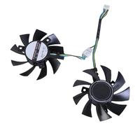 SUMMITDRAGON 1Pair FD8015U12D 75mm 12V 0.5A 4Pin VGA Cooling Fan For GTX1660Ti RTX2060 GAMING OC Graphics Card Fan