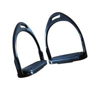 SUMMITDRAGON 2Pcs Horse Riding Bend Stirrups Profession Riding For Saddles Antiskid Pedal Antirust Aluminum