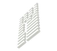 SUMMITDRAGON 34PCS Acrylic Power Cable Organizing For Computer Wiring For 24Pin Motherboards 8Pin GPU Card Multiple Size Water Cooling Management
