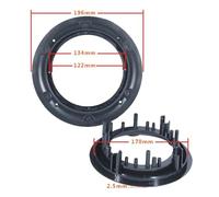SUMMITDRAGON 4/5/6.5/8inch Ceiling Speakers Grille Covers Round Commercial Ceiling Speakers Grille For Speakers Decorative Accessories