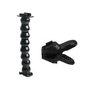 SUMMITDRAGON Adjustable Grip Mount With Flexible Snake Arm Mount For Secure Camera Positioning On Various Surfaces Sports Camera Clamp