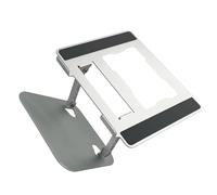 SUMMITDRAGON Adjustable Laptop Stand For Desk Metal Foldable Laptop Risers Portable Holder Mount Cooling Computer Notebook Aluminum Mount