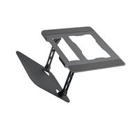 SUMMITDRAGON Adjustable Laptop Stand For Desk Metal Foldable Laptop Risers Portable Holder Mount Cooling Computer Notebook Aluminum Mount