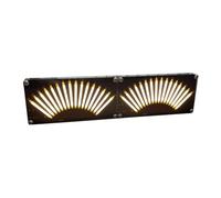 SUMMITDRAGON AKDB16VU Music Meter Levels Music Spectrum Sound Levels Indicators Display Adjustable Light Speeds For Live Broadcasting Broadcast Room Amplification