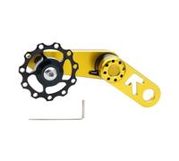 SUMMITDRAGON Bicycles Chain Tensioner Folding Bike Single Speed Converter Adjustable Chain Guide Cycling Accessories Enduring Folding Bike Aluminum Alloys Bicycles Single Speed Adjuster Converter