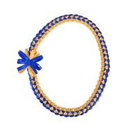 SUMMITDRAGON Double Sided Graduation Ribbon Necklace Intricate Weave Honor Rope Handmade Ribbon Garlands Delicate Woven Neckchain Graduation Ribbon Necklace
