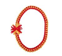 SUMMITDRAGON Double Sided Graduation Ribbon Necklace Intricate Weave Honor Rope Handmade Ribbon Garlands Delicate Woven Neckchain Graduation Ribbon Necklace