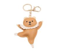 SUMMITDRAGON Fashionable Ballet Bear Keychain Ballet Dancing Bag Pendant Keychain Accessory Adds Fun To Everyday Outfits Scarf