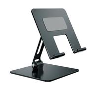 SUMMITDRAGON Foldable Tablets Bracket Stand Portable Laptop Bracket Heat Dissipation 180 Degree Rotatable Adjustable Stand For Lapto Foldable Tablets Stand Carbon Steel