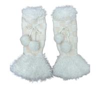 SUMMITDRAGON Fuzzy Faux Furs Leg Warmers Heel Long Boot Cuffs Covers 1 Pair Carnivals Covers Halloween Cosplay Costumes Faux Leg Warmers For Womens Furry Fuzzy Winter Cuffs Cover Womens Costume