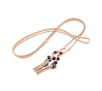 SUMMITDRAGON Handmade Braided Women Waist Belt Vintage Thin Belts Fringe Decors Decorative Women Knot Waist Belt Weaving Belts For Adjustable Thin For Fashion Punk Seaside Decors
