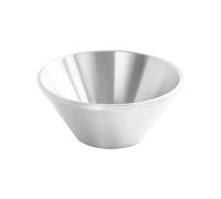 SUMMITDRAGON Kitchen Salad Mixing Bowl Double Layer Stainless Steels Ice Cream Dessert Cups for Cooking and Serving Enduring Kitchen Serving for Noodles Snacks Prep