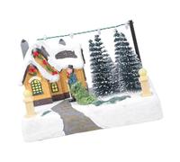 SUMMITDRAGON LED Illuminateds Christmas Music Boxes With Holiday Melodies And USB Battery Power For Home Decoration Battery/USB Powereds Music Boxes