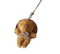 SUMMITDRAGON Lovely Plush Bear Designs Necklace Wallet Pendant Soft and Sturdy Charm with Multiple Color Option for Fashionable Girls Coin Purse Pendant