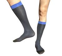 SUMMITDRAGON Mens Thin Dress Socks Silk Sheer Business Soft Nylon Work Trouser Over The Calf Knee Highs Nylon Knee Highs Socks For Woman