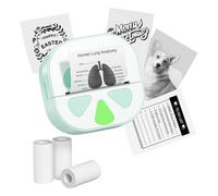 SUMMITDRAGON Portable Bluetooth-compatible Thermals Inkless Sticker Maker For Projects Study Note Memos With Multiple Phone Tablets Templates Not Inks Neededs