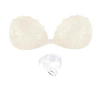 SUMMITDRAGON Sticky Backless Push Up Bras Strapless Selfs Adhesive Bra Reusable Silicone Invisible Lifting for Womens Invisible Breast Lift Tape Sticky Push Up Bra