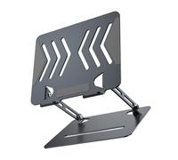SUMMITDRAGON Studio Small Desktop Stand Carbon Steel Portable Folding Heat Dissipation Foldable Laptop Stand Height Adjustable Space Saving Foldable