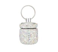 SUMMITDRAGON Travel Organizers Keychain Case Aluminum Alloy Medication Case Small Box for Woman and Man