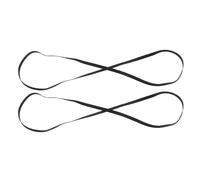 SUMMITDRAGON Turntable Belt Folded Length 300mm Wide 5mm Rubber Belts Replacement For Gramophone Turntable Player Record Player