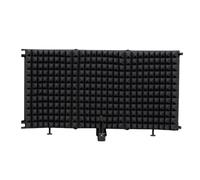 SUMMITDRAGON Versatile 3 Panel Mic Isolation Shield For Enhanced Sound Claritys In Various Environment Foldable Foam Filter Soundproofing Panel