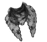 SUMMITDRAGON Vintage Lace Veil For Formal Occasion Latin Mass Headscarf Flower Headwrap For Lady Catholic Mantilla Scarf Mass Scarf