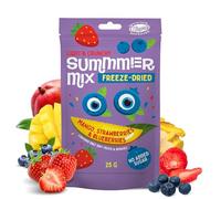 SUMMMER Mix Mango, Strawberry and Blueberry Freeze-Dried Fruit Set - 3 x 25g | Vegan 100% Natural Fruit Snack for Kids & Adults | No Added Sugar