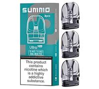 SUMMO Ultra 1 Pro Pod [0.4 ohm / 0.8 ohm | 10w - 15w / 16w - 30w] 3 Pack - COMAPTIBLE WITH: Summo Ultra 1 Pro kit - Side-Fill, DTL and MTL Vaping, Boost 0.4 ohm, Normal 0.8 ohm - Nicotine Free