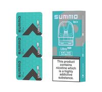 Summo Ultra 1 Pro Replacement Pods - 3 pack - 0.4 ohm / 0.8 ohm, Side-Fill, DTL and MTL Vaping, For Summo Ultra 1 Pro Kit - Nicotine Free