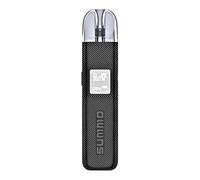 SUMMO Ultra 1 Pro Vape Kit [Carbon] - E-cigarette Starter Vape Kit, 1000mAh Battery - WORKS WITH: Ultra 1 Pro Pods - All Vaping Style, Side-Fill, Button Activated, Adjustable Airflow - Nicotine Free