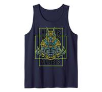 Summon The Ancient Power of Anubis Egyptian God Warrior Tank Top