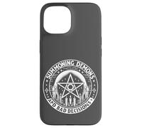 Summoning Demons Bad Decisions Satanic Witchcraft Pentagram Case for iPhone 15