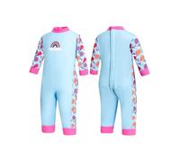 Summshall Baby Wetsuit, Thermal Swimsuit for Infants & Toddlers - Keep Warm, UV Protection & Quick-Dry, Perfect for Swimming, Beach & Pool Play Pink